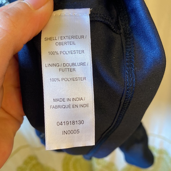 NWT Adrianna Papell navy beaded dress size 4 - Picture 8 of 9